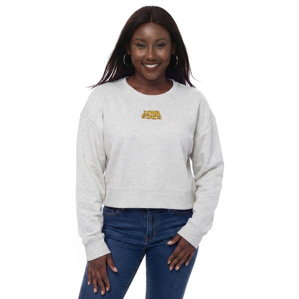 ZooZatz Women's Iowa State Ivory Heather 26 Crewneck Sweatshirt vendor image